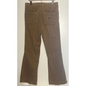 Vintage Abercrombie & Fitch Pants Mens 34L Brown AF92 Fatigue Baggy Y2K Distress